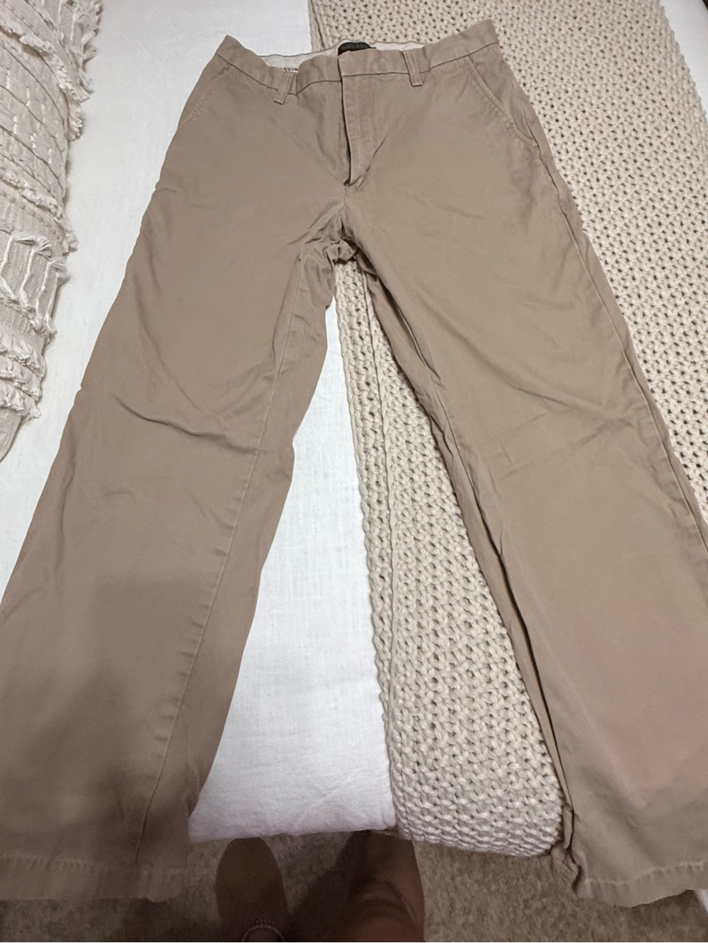 Banana Republic Men's Khaki Straight-Leg Chinos